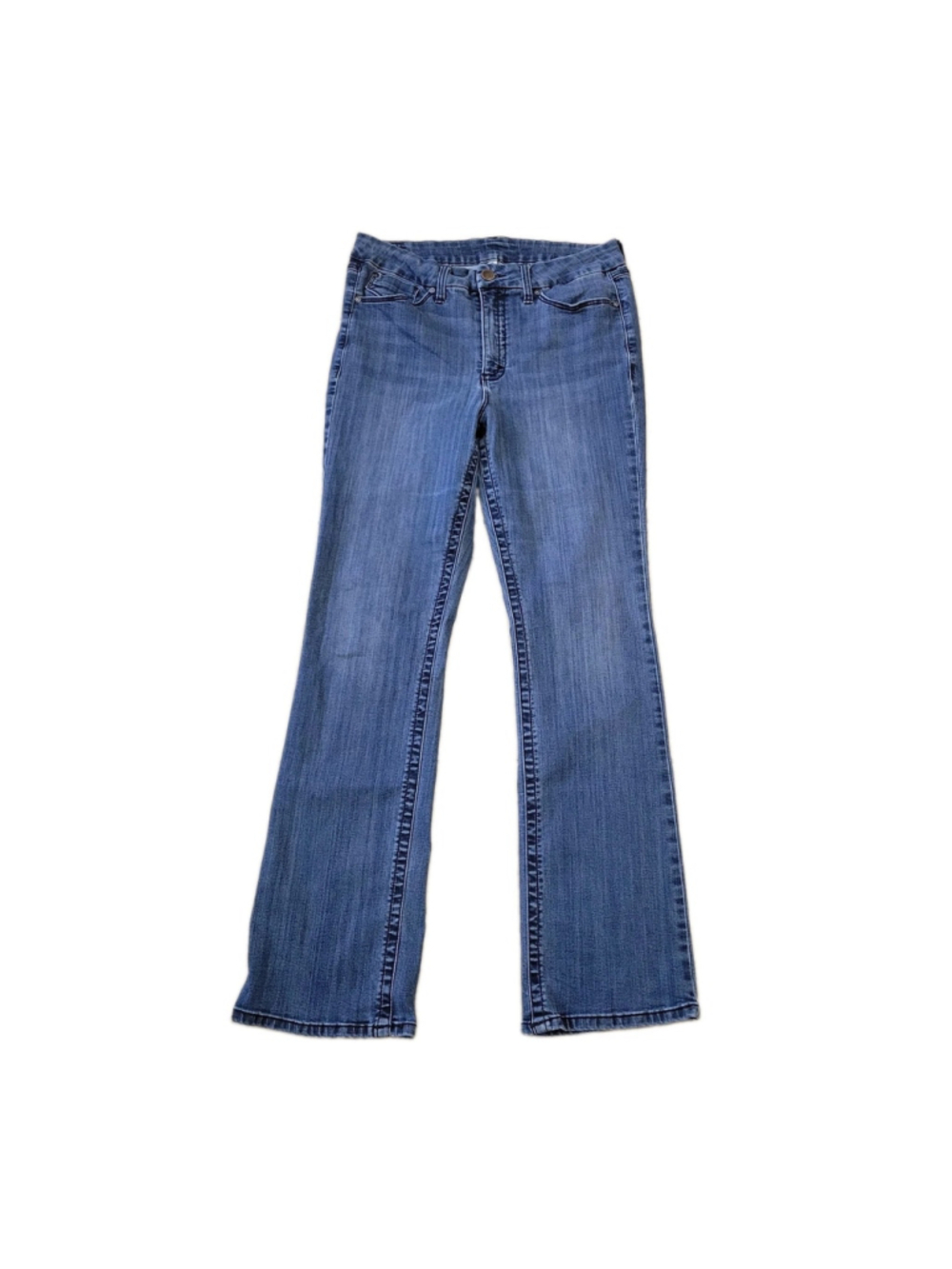 Seven7 Women's High Rise Zip-Fly Blue Jeans Size 14 Waist 32 Inseam 31